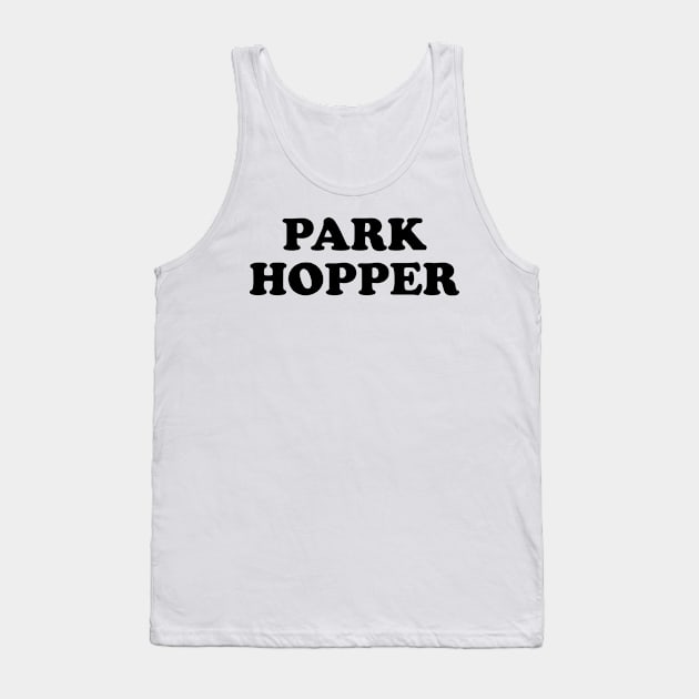 Park Hopper (Black) Tank Top by Dbobrowicz